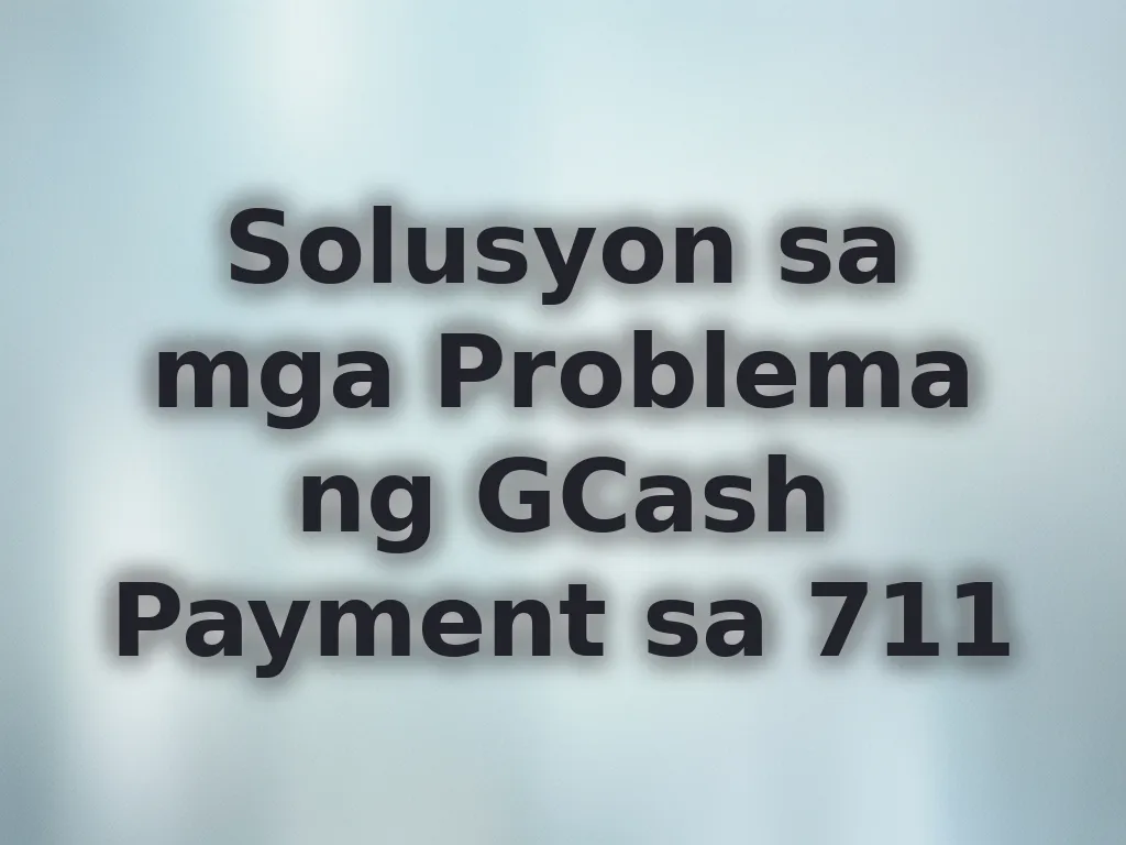 GCash troubleshooting